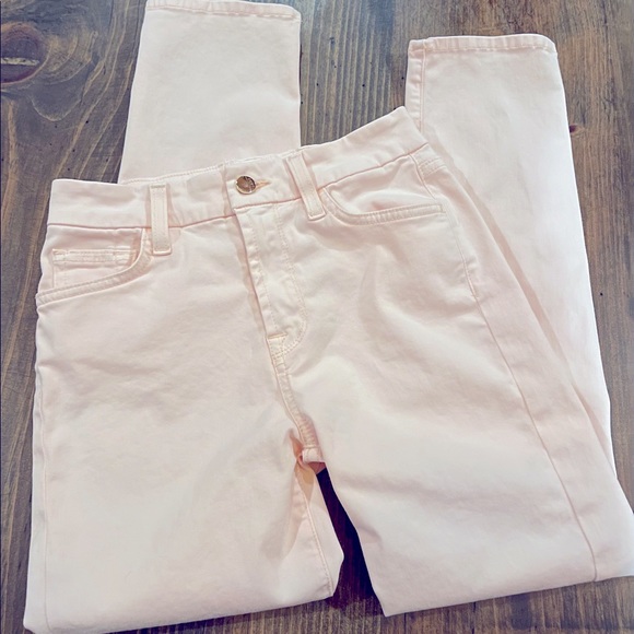 JEN7 7 FOR ALL MANKIND Pink Ankle Skinny Jeans 2 - Picture 3 of 6